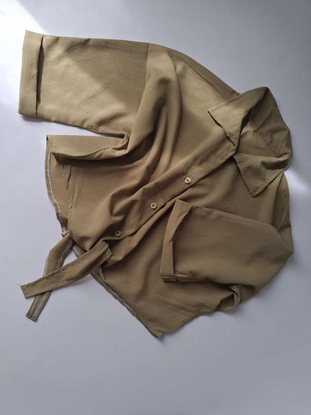 شومیز زنانه گره ای ینزی پفکی